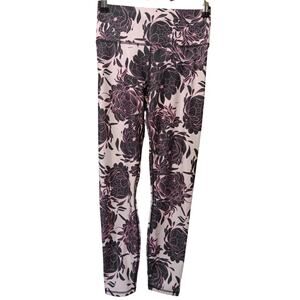 Fabletics Define PowerHold High-Waisted Small Leggings "Illustrative Peony" NEW